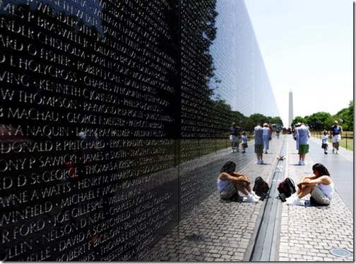 Washington DC Vietnam Veterans Memorial 1