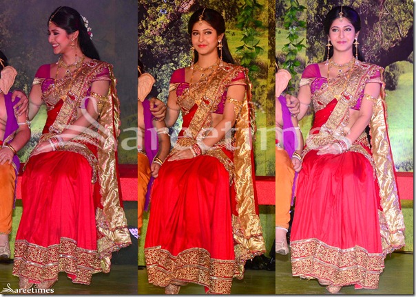 Red_Designer_Half_Saree