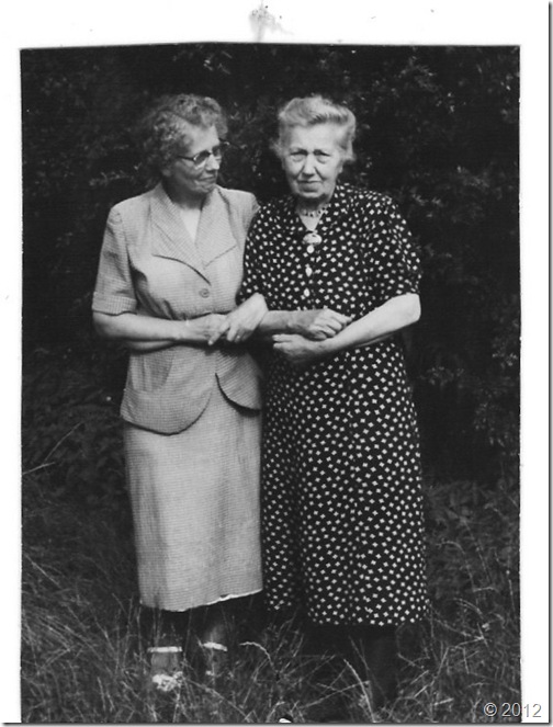 Anna Bartels and mutti Maria Korbach Bartels