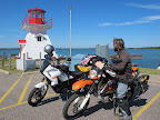 A view of the Richard's Landing Lighthouse
