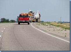 2598 Minnesota US-2 East - truck transporting wind turbine blades