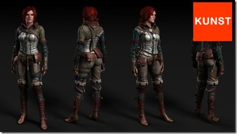 the witcher 2 3d models 01