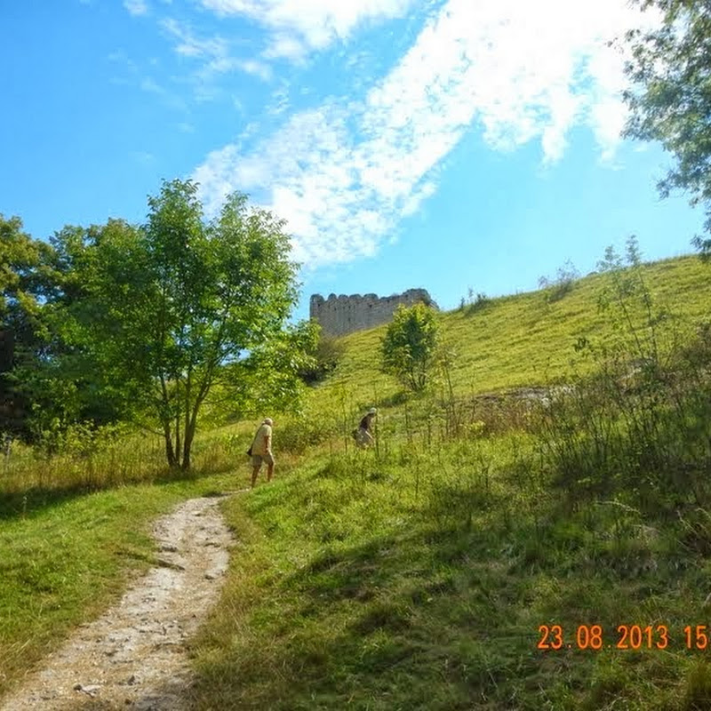 LES ANDELYS montée au chateau gaillard