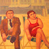 Object: 20954 - Op het strand - 70 x 80 cm - VERKOCHT
