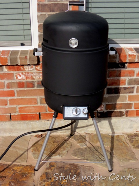 high heat rustoleum spray paint to restore bbq grill smoker 2