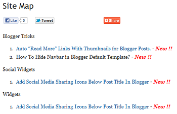 sitemap with table of conents of blogger sitemap with table of conents of blogger