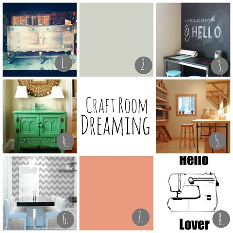 Craft Room Mood Board by Decor and the Dog