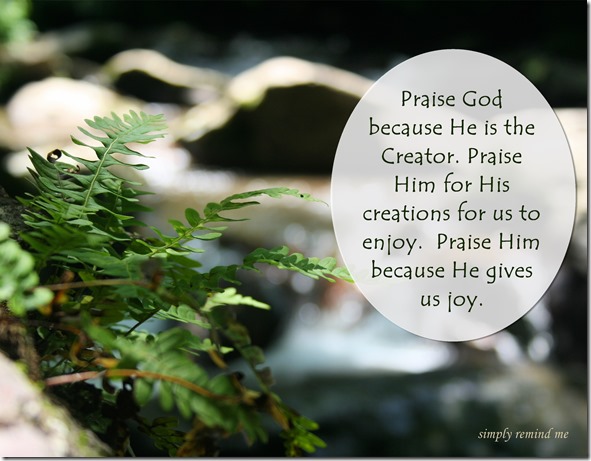 praise Him