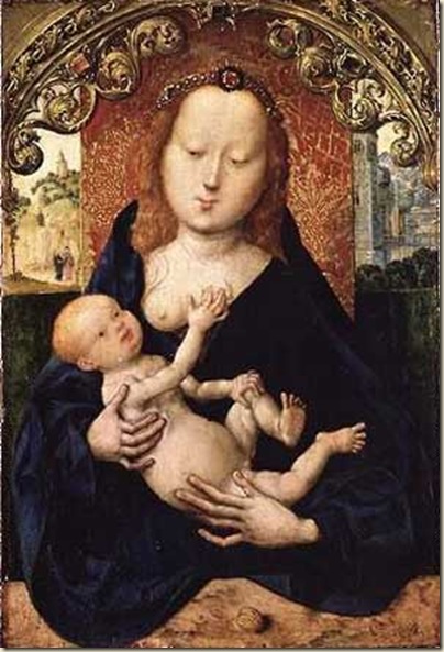 Maître de San Bartolomeo, La Vierge à la noix Maître de San Bartolomeo, La Vierge à la noix