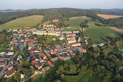 Pohled na obec Kostelec