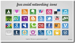 Icones Gratuitos de Redes Sociais