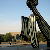 Sculpture in front of Hirshhorn Museum