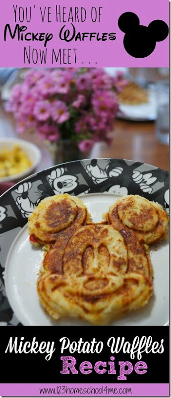 Mickey Potato Waffle is one of our favorite Disney inspired recipes. It is SO yummy it will become your families favorite recipe for breakfast, lunch, and dinner! Mickey Potato Waffle is one of our favorite Disney inspired recipes. It is SO yummy it will become your families favorite recipe for breakfast, lunch, and dinner!