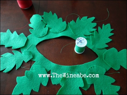 tomato vine collar DIY costume