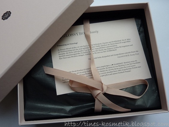 Glossybox Februar 2012a Glossybox Februar 2012a