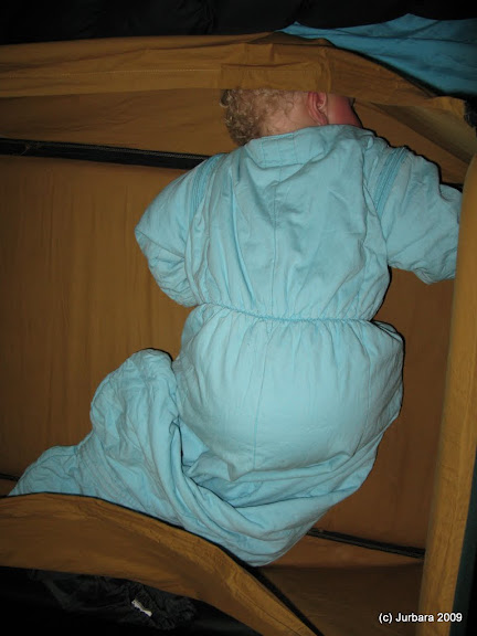 Dwars in bed past ook.