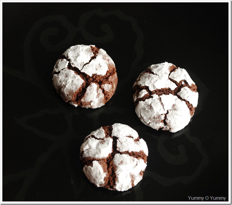 Chocolate Crinkle Cookies
