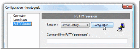 macro options putty connection manager competencies