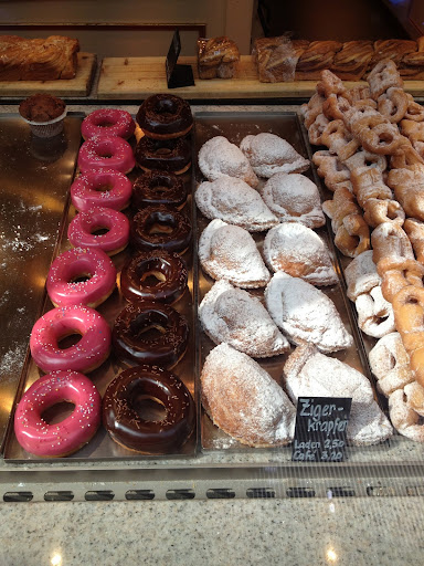 It is hard to tell from this photo, but the glaze on these donuts absolutely glistened!