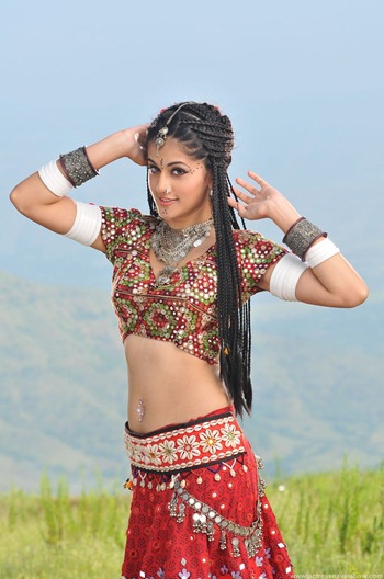 Tapsee Milky  Hot Navel Show (6)