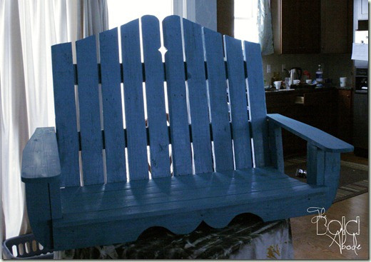Painted Porch Swing
