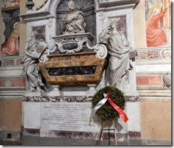 Grab des Galileo Galilei in Santa Croce, Florenz