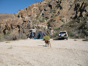 Our camp at RockHouse Canyon