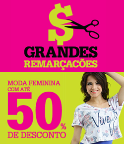 Lojas Marisa: Grandes Remarcações com até 50% de desconto. Lojas Marisa: Grandes Remarcações com até 50% de desconto.