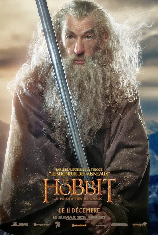 A hobbit Smaug pusztasága karakterplakátok a franciáktól 02