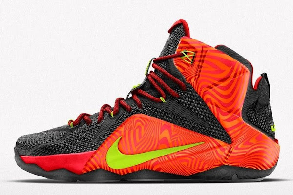 Nike Adds 8220Court Vision8221 Graphic to NIKEiD LeBron XII