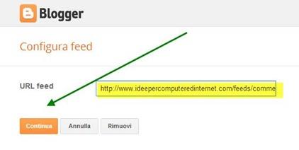 feed-configurazione feed-configurazione