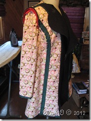 View showing the sleeve and side front.