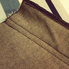 Taking in the seams of skirt... yet to try on because I am afraid that the skirt is still too big.