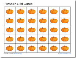 Pumpkin Grid Game