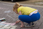 Straattekenen kleuters: Foto