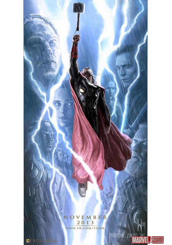 Thor The Dark World Concept Art Poster