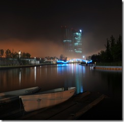 Incheon by night - seen from Central Park