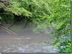 0060 Great Smoky Mountain National Park  - Tennessee - Little River Road - Little River 'smoke'