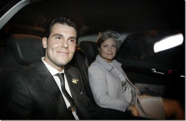 novio-llegando boda hija amancio ortega