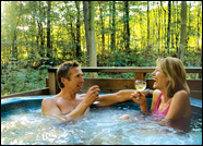 Relax in a Private Hot Tub on Your Holiday