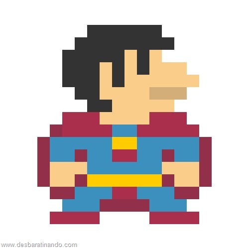 super herois e viloes em 8 bits super homem (3)