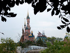 Panoramic view to Castle of Sleeping Beauty Panoramic view to Castle of Sleeping Beauty