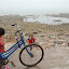 Qingdao - Enfant au vélo sur la plage