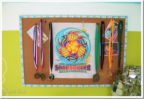 glass bead corkboard