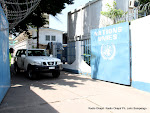 L'entrée principale du quartier général de la Monusco à Kinshasa. Radio Okapi/Ph. John Bompengo
