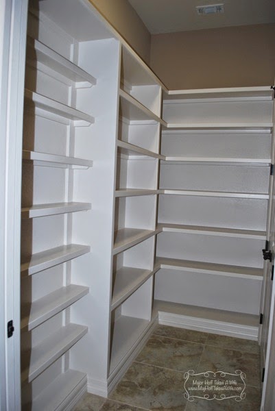 Large pantry with different depth shelves.jpg Large pantry with different depth shelves