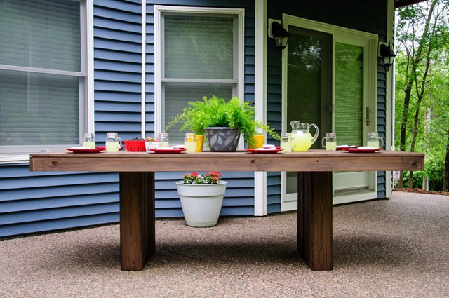 DIY Outdoor Patio Table — Decor and the Dog