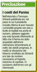 conti del parma precisazione GdP