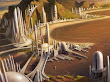 Space City Of Red Planet