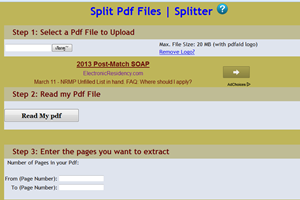 Pdf documents into a single page.